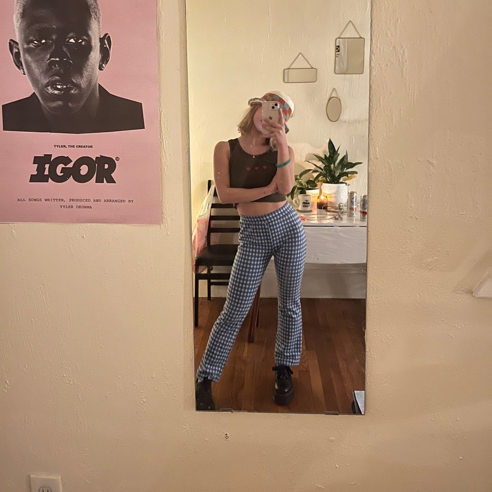 Gingham pants